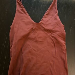 womens free people tank top size M/L (built in bra)